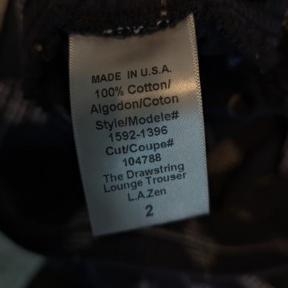 Current/Elliott L.A. Zen The Drawstring Lounge Trouser Ankle Pants Size 2 - Picture 8 of 8